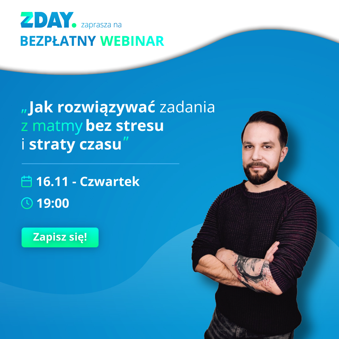 Webinar O Skutecznej Nauce Matematyki Zaproszenie