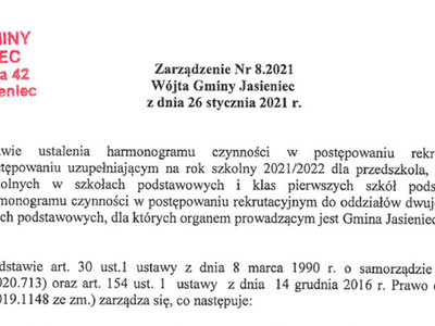 Zarzadzenie nr8.2021