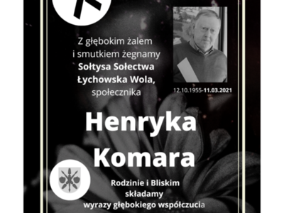 pożegnanie Henryka Komara