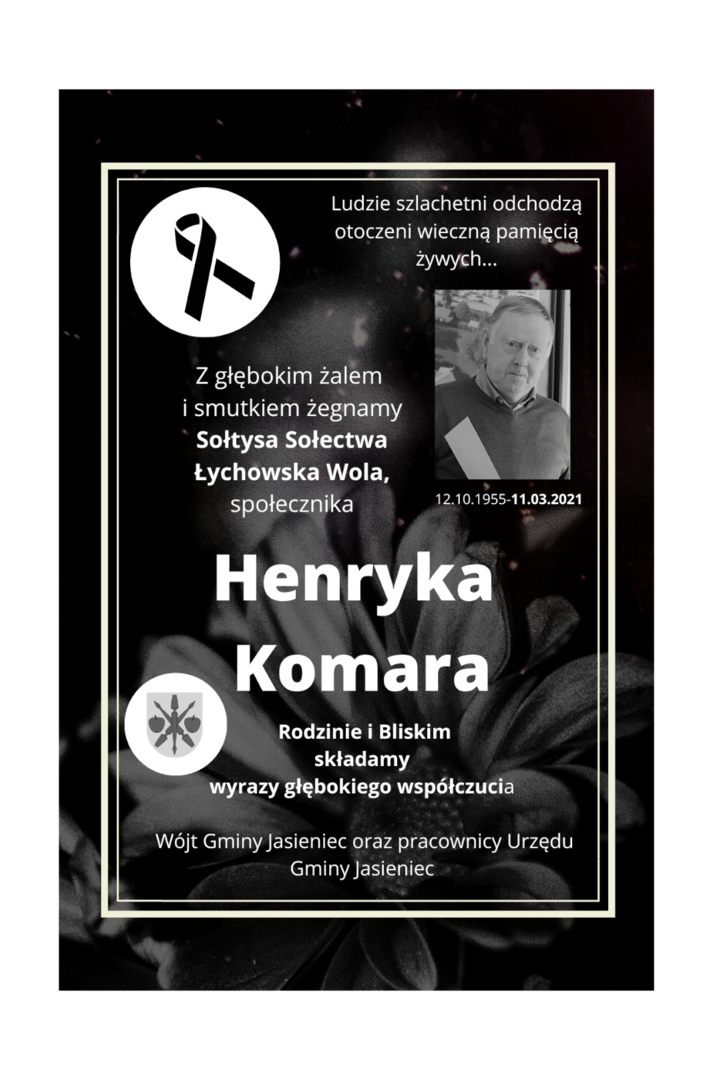 pożegnanie Henryka Komara