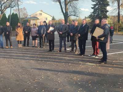 Oficjalne otwarcie wyremontowanej drogi Jasieniec- Promna