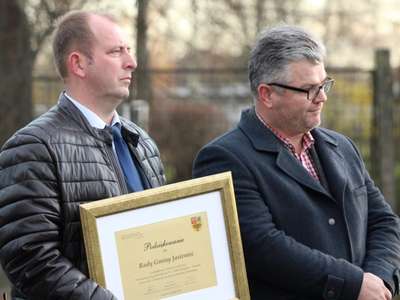 Oficjalne otwarcie wyremontowanej drogi Jasieniec- Promna