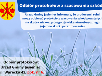 grafika informująca o odbiorze protokołów szacowania szkód