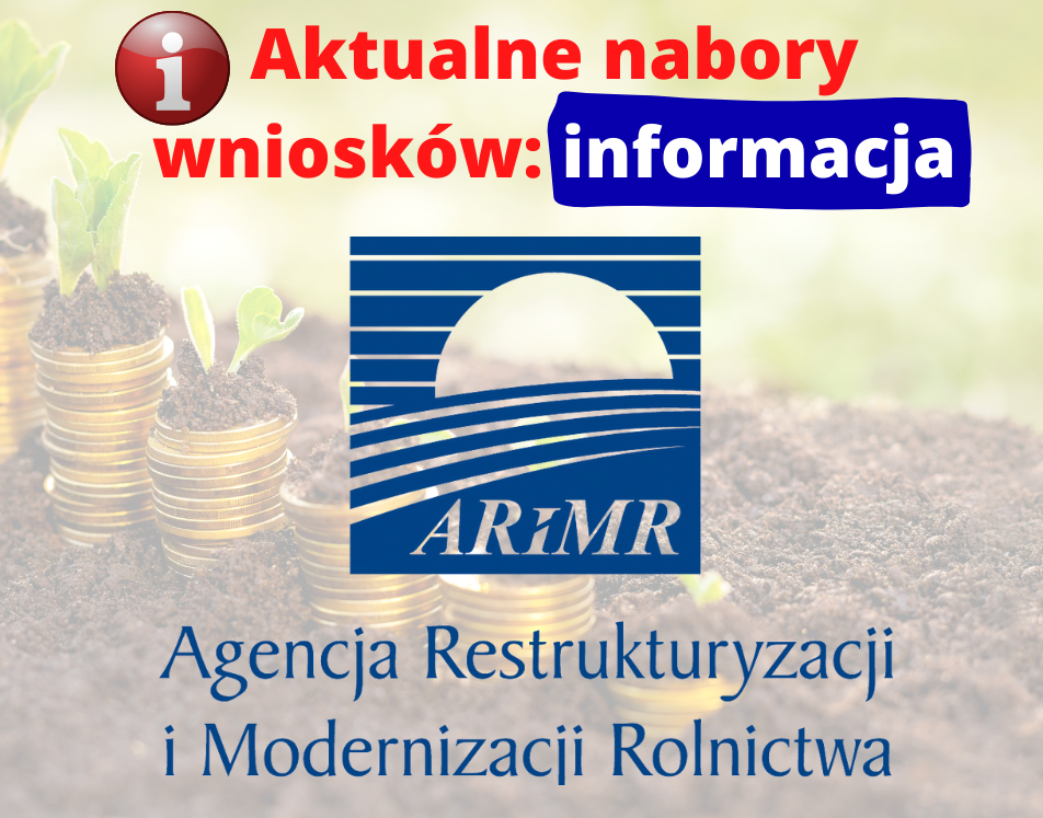 Grafika informująca o naborach ARMiR
