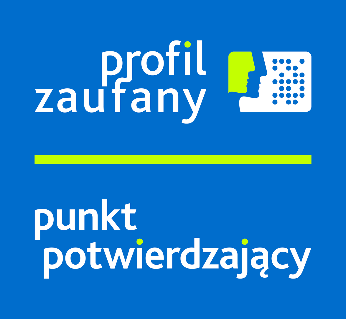 grafika informująca o punkcie potwierdzającym  Profil Zaufany