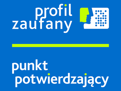 grafika informująca o punkcie potwierdzającym  Profil Zaufany