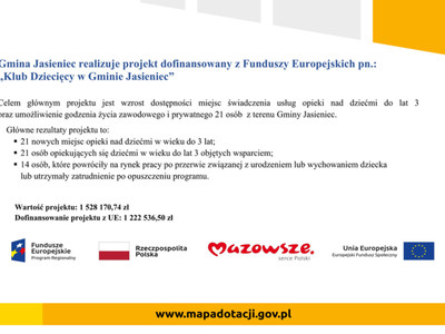 plakat klubik dziecięcy