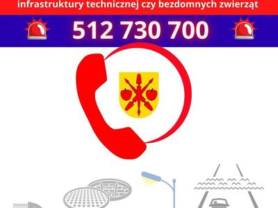 plakat telefon alarmowy