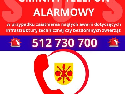 plakat telefon alarmowy