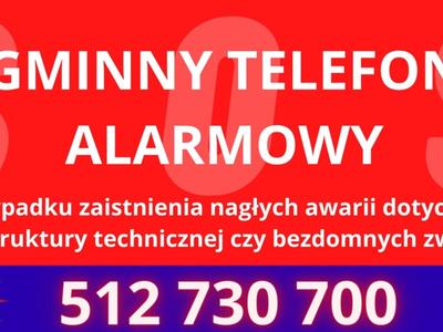 plakat telefon alarmowy