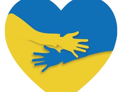 grafika symbolizujaca jedność z Ukrainą