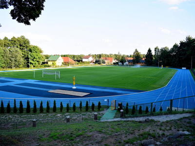 Stadion Miejski im. Stanisława Ożoga znajdujący się na Winnej Górze w Sulęcinie.