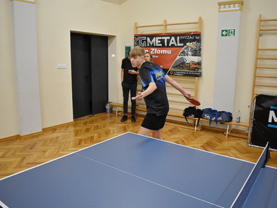 Powiatowe derby w tenisie stołowym. 