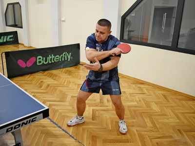 Powiatowe derby w tenisie stołowym. 