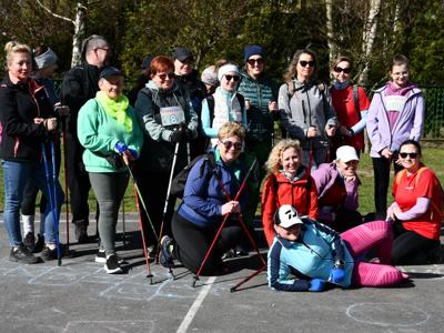 Wiosenny nordic walking w Sulęcinie. 