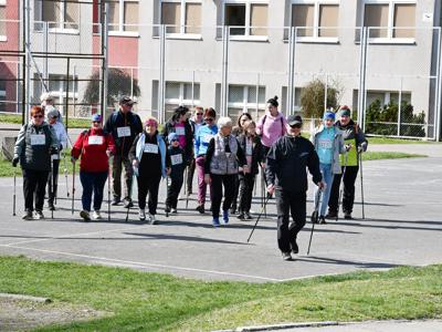 Wiosenny nordic walking w Sulęcinie. 