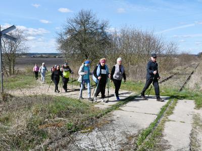 Wiosenny nordic walking w Sulęcinie. 