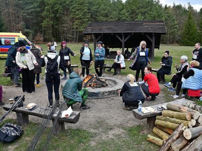Wiosenny nordic walking w Sulęcinie. 