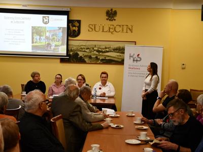 Spotkanie informacyjne seniorów. 
