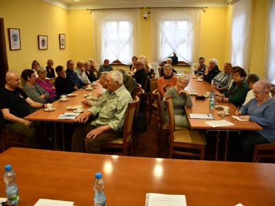 Spotkanie informacyjne seniorów. 
