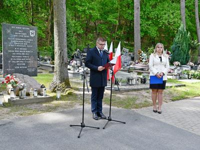 Uroczystość 80 rocznicy zakończenia II wojny światowej w Sulęcinie. 