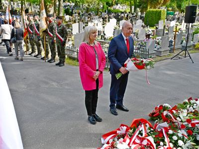 Uroczystość 80 rocznicy zakończenia II wojny światowej w Sulęcinie. 