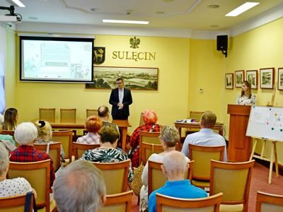 Spotkanie konsultacyjne z mieszkańcami Sulęcina. 