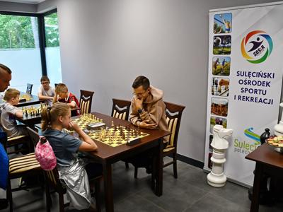 Letni Klub Szachowy przy Sulęcińskim Ośrodku Sportu i Rekreacji. 
