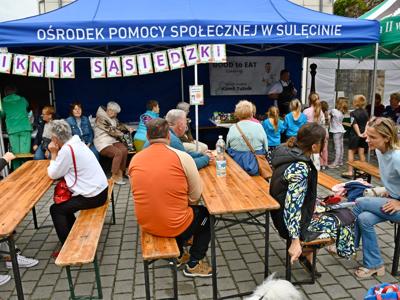 Piknik sąsiedzki w Sulęcinie.