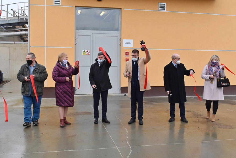 Rozbudowa i przebudowa oczyszczalni ścieków w Sulęcinie.
Oficjalne oddanie inwestycji do użytku.