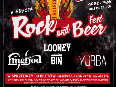 Plakat V edycji "Rock & Beer" 2021