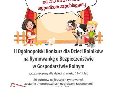 "Bezpiecznie na wsi mamy – od 30 lat z KRUS wypadkom zapobiegamy"