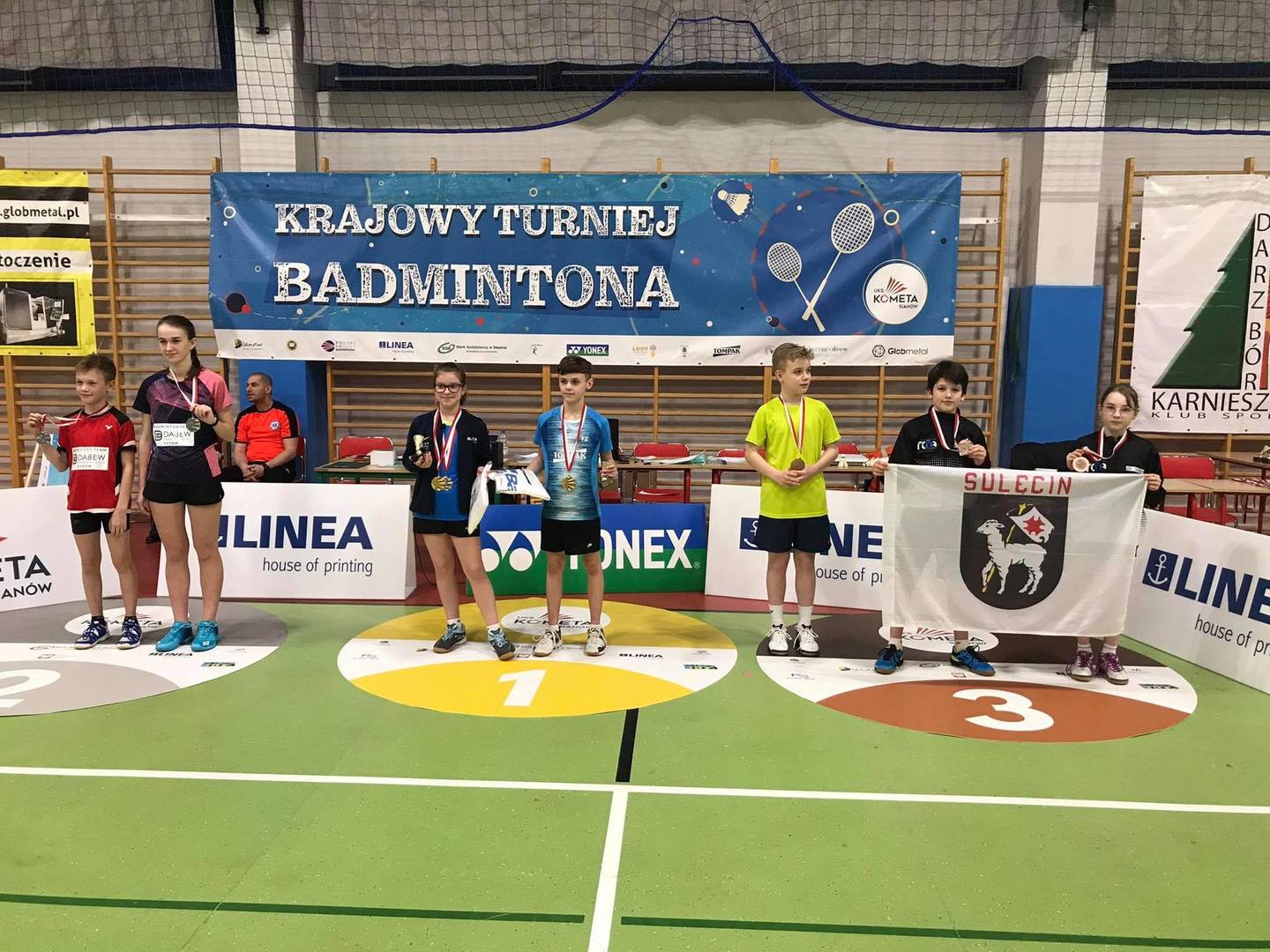 Zawodnicy  Sulęcińskiego Klubu Badmintona