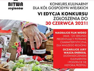 Plakat Konkursu Kulinarnego "Bitwa Reginów".