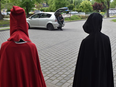 Drugi punkt spaceru znajdował się przy byłej siedzibie Joannitów. 