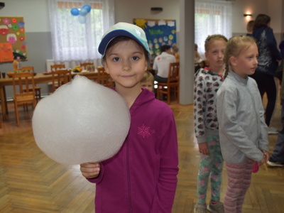 Miłośniczka waty cukrowej. 