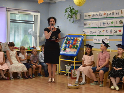 Pożegnanie sześciolatków z przedszkolem nr 2.