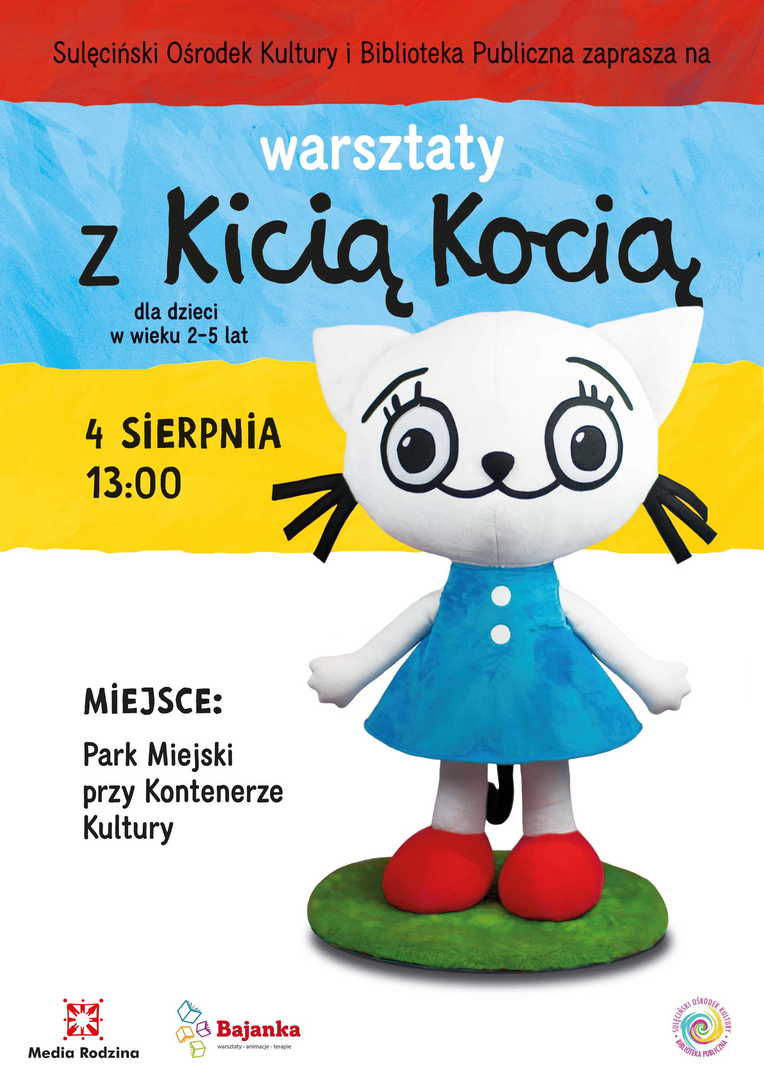 Zapraszamy dzieci na warsztaty z Kicią Kocią