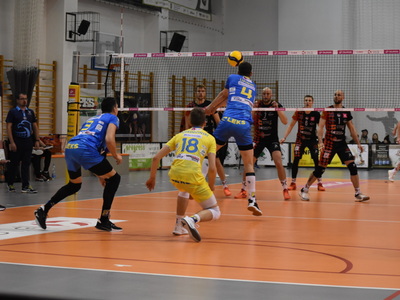 Mecz piłki siatkowej STS Olimpia-KPS Siedlce.