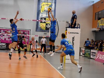 Mecz piłki siatkowej STS Olimpia-KPS Siedlce.