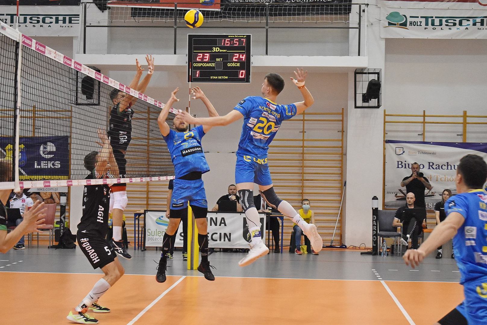 Mecz STS Olimpia Sulęcin - AZS AGH Kraków.