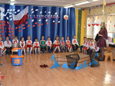 Święto Niepodległości w przedszkolu nr 2.