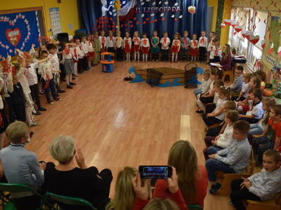 Święto Niepodległości w przedszkolu nr 2.