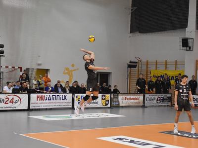 Mecz piłki siatkowej STS Olimpia Sulęcin-Krispol Września.