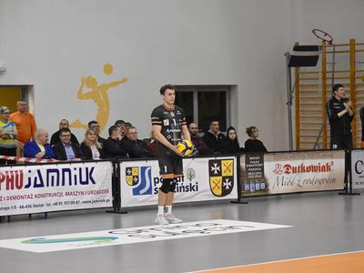 Mecz piłki siatkowej STS Olimpia Sulęcin-Krispol Września.
