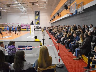 Mecz piłki siatkowej STS Olimpia Sulęcin-Krispol Września.