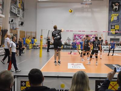 Mecz piłki siatkowej STS Olimpia Sulęcin-Krispol Września.