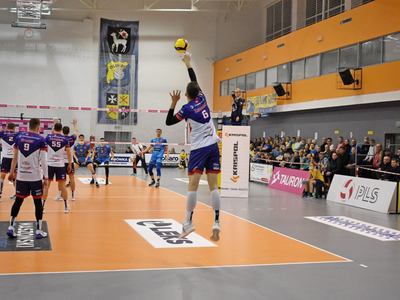 Mecz piłki siatkowej STS Olimpia - Chemeko-System Gwardia Wrocław.