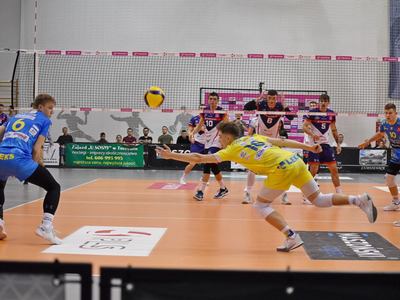 Mecz piłki siatkowej STS Olimpia - Chemeko-System Gwardia Wrocław.