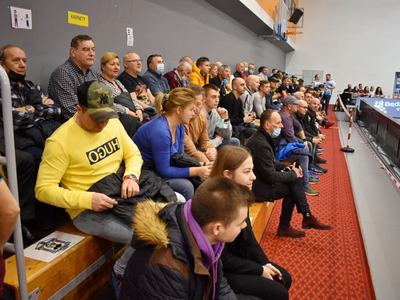 Mecz piłki siatkowej STS Olimpia Sulęcin - MKS Będzin.